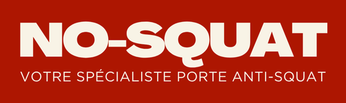logo NO-SQUAT porte anti squat